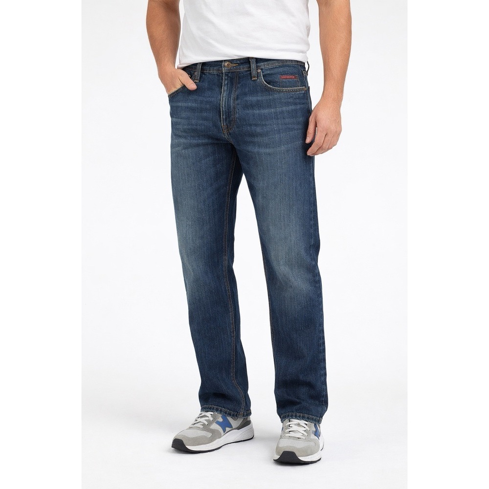 U.S. Polo Assn. Mens Jeans 36x32 Blue Denim Straight Fit Classic Casual Pants
